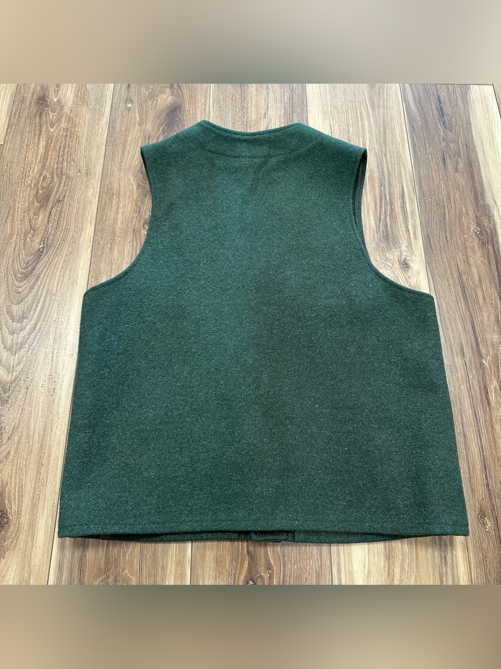VTG Filson Mackinaw 100% Wool Vest Made in USA, Forest Green, Size 44 (Large) - Picture 2 of 7